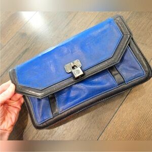 RARE! Tory Burch Vintage Ombré Two-Tone Leather Handbag